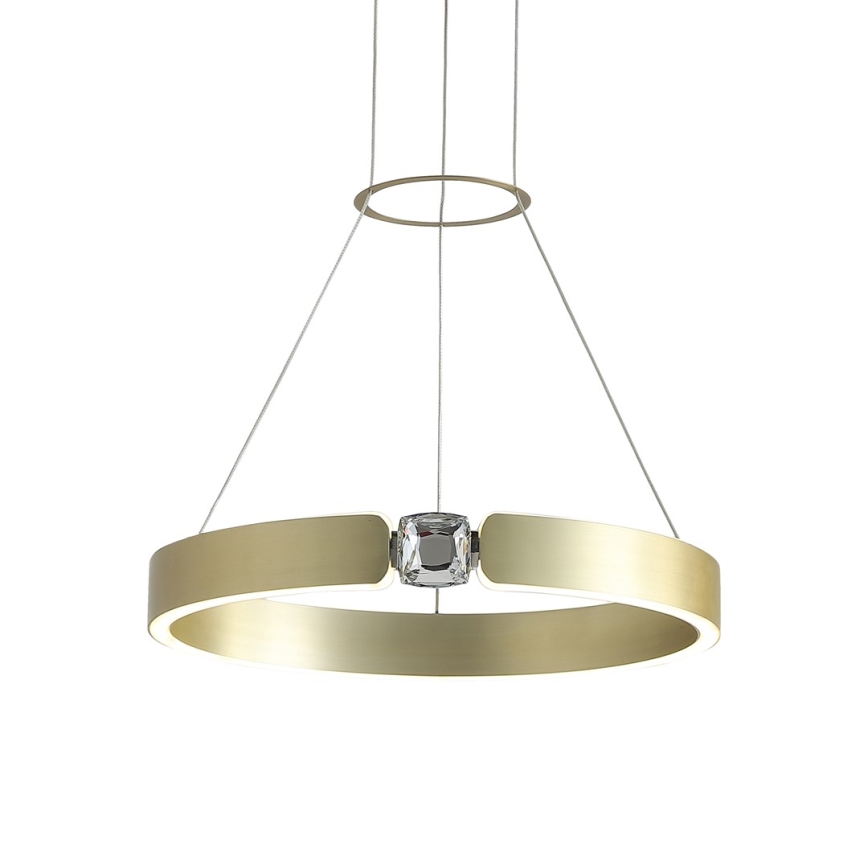 LED Křišťálový lustr na lanku SIRIUS LED/26W/230V