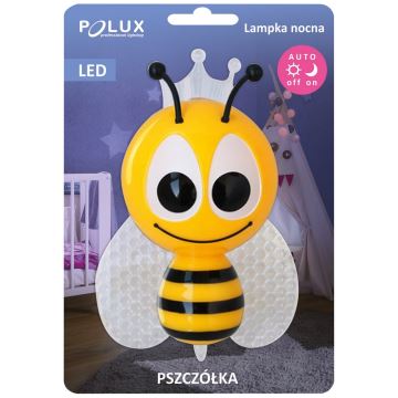 LED lampa do zásuvky 0,4W/230V včelka