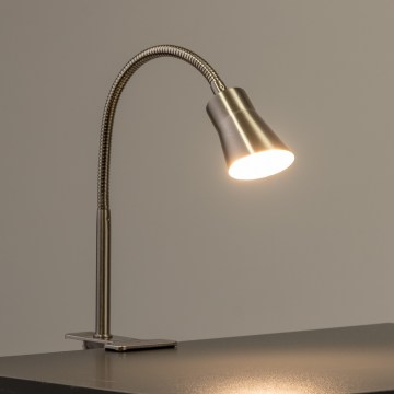 LED Lampa s klipem LED/3,2W/230V matný chrom