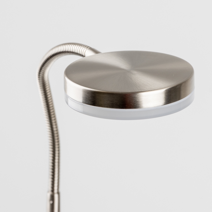 LED Lampa s klipem LED/3,2W/230V matný chrom