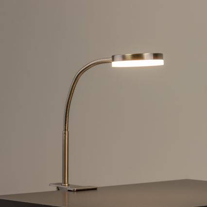 LED Lampa s klipem LED/3,2W/230V matný chrom