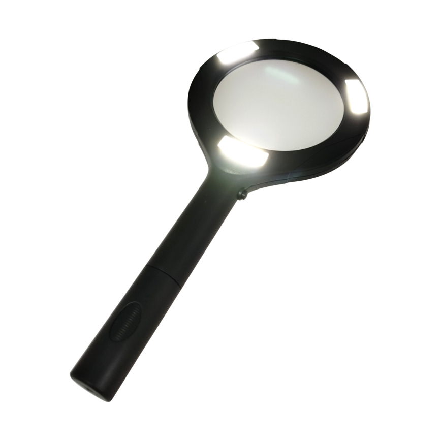 LED Lupa 3×ZOOM s podsvícením LED/3W/2xAA IP22