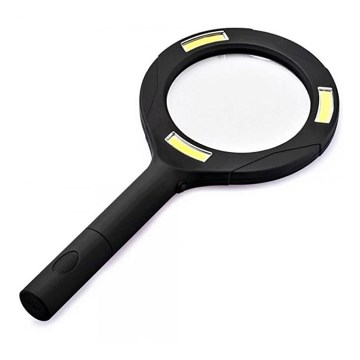 LED Lupa 5×ZOOM s podsvícením LED/3W/2xAA IP44