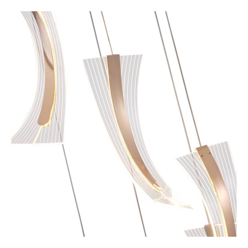 LED Lustr na lanku 6xFIRENZE LED/10W/230V 3000K