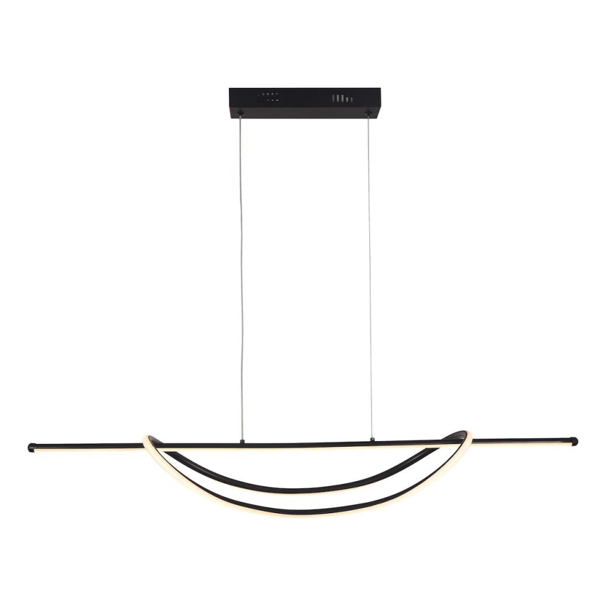 LED Lustr na lanku AMBAR LED/35W/230V černá