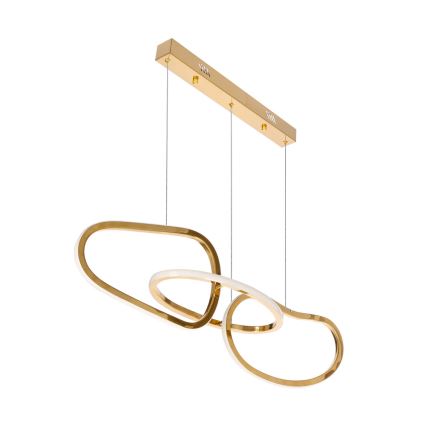 LED Lustr na lanku ANNELI LED/30W/230V 80 cm zlatá