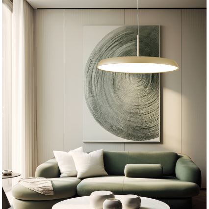 LED Lustr na lanku ART LED/41W/230V zlatá