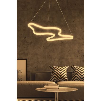 LED Lustr na lanku ARTISAN LED/36W/230V 4000K bílá