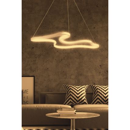 LED Lustr na lanku ARTISAN LED/36W/230V 4000K bílá