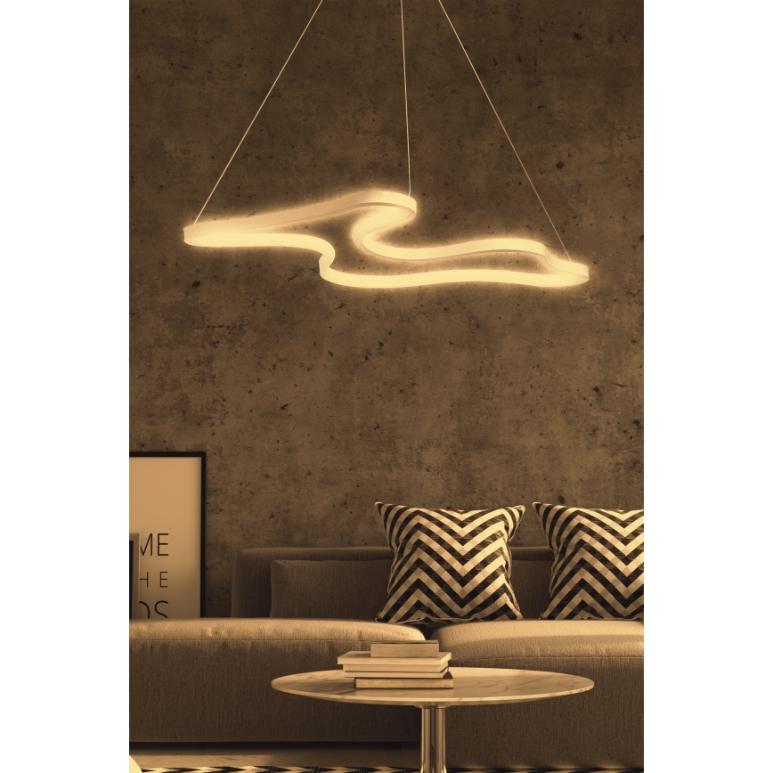 LED Lustr na lanku ARTISAN LED/36W/230V 4000K bílá