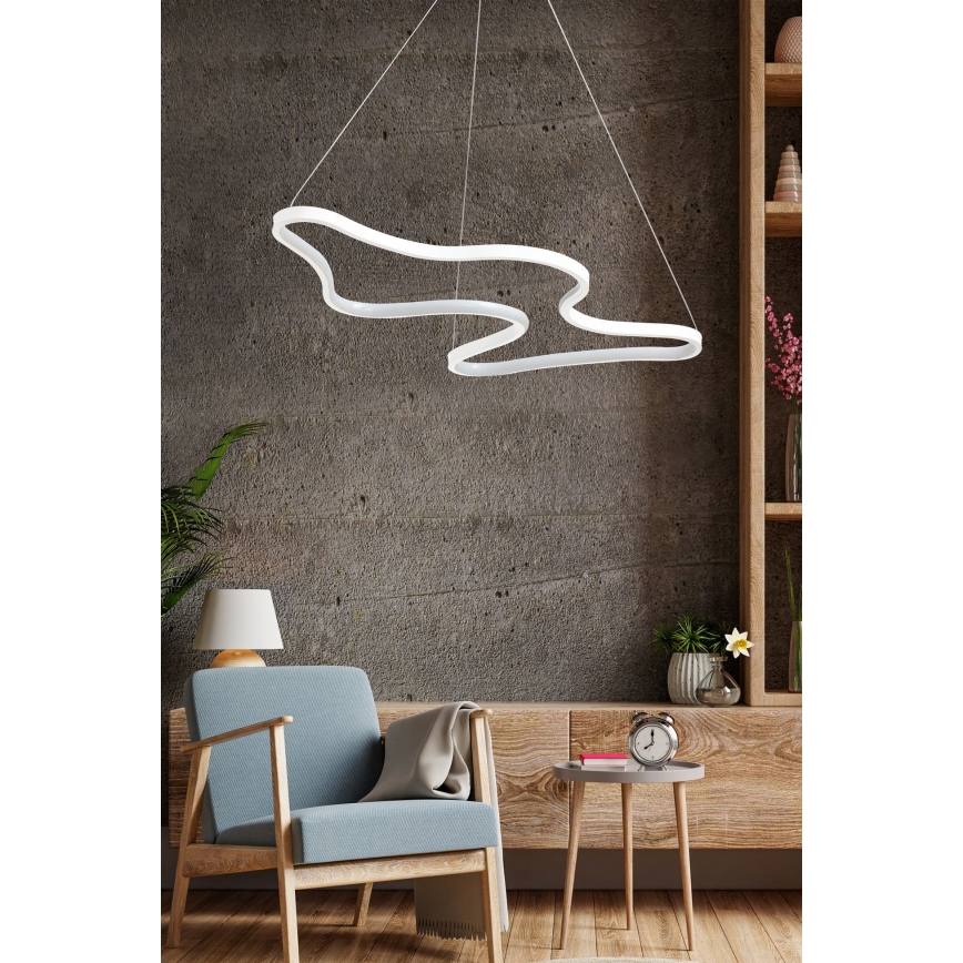 LED Lustr na lanku ARTISAN LED/36W/230V 4000K bílá