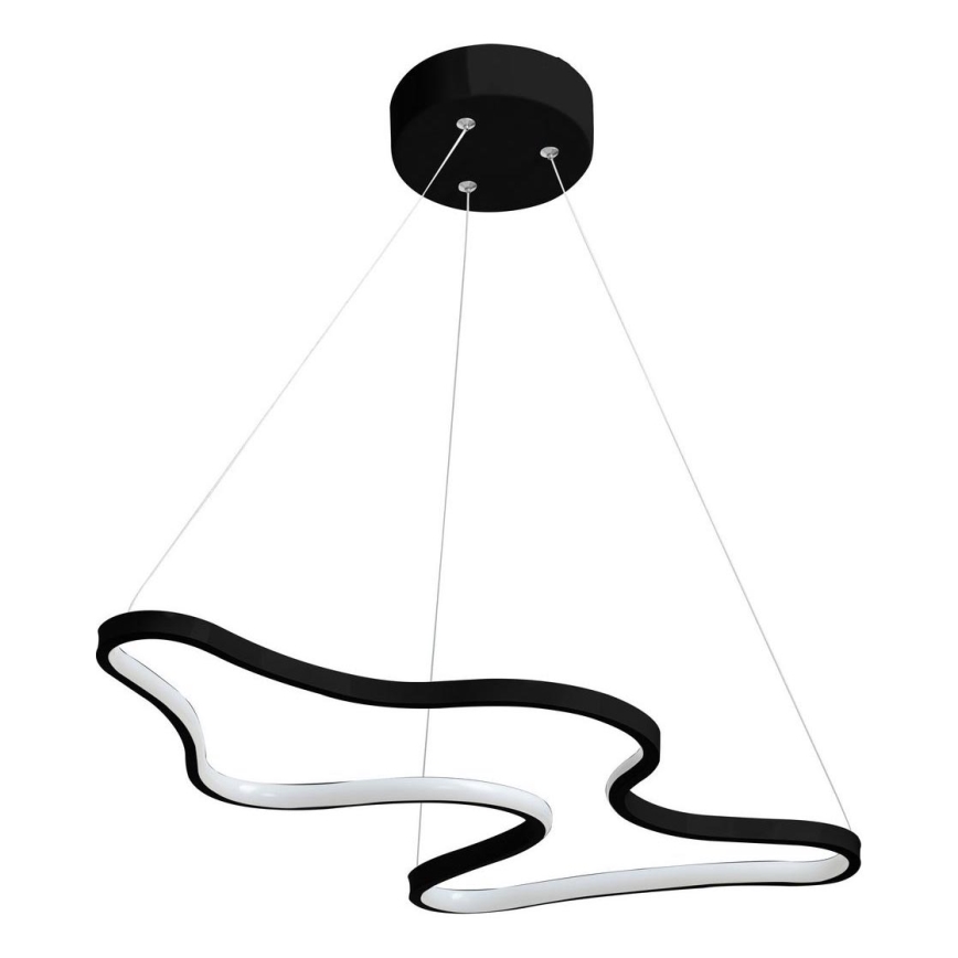 LED Lustr na lanku ARTISAN LED/36W/230V 6500K černá