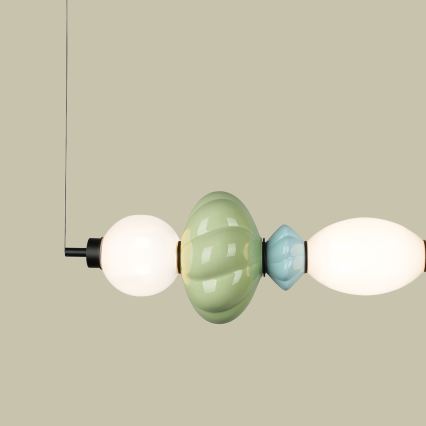 LED Lustr na lanku ASCOLI LED/24W/230V pestrobarevná