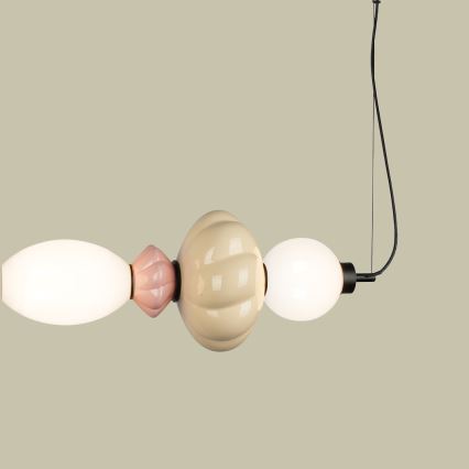 LED Lustr na lanku ASCOLI LED/24W/230V pestrobarevná