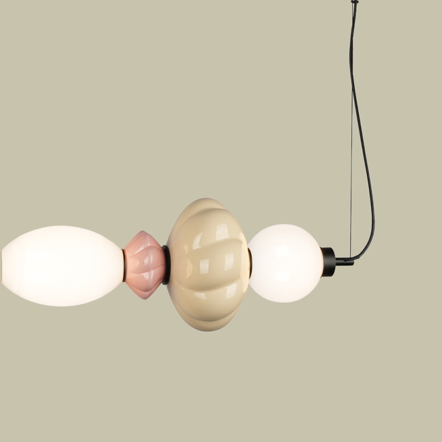 LED Lustr na lanku ASCOLI LED/24W/230V pestrobarevná