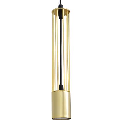 LED Lustr na lanku BARS 1xGU10/4,8W/230V zlatá