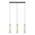 LED Lustr na lanku BARS 3xGU10/4,8W/230V zlatá