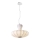 LED Lustr na lanku BOLA LED/11W/230V + 1xE27/5W CRI 90 bílá