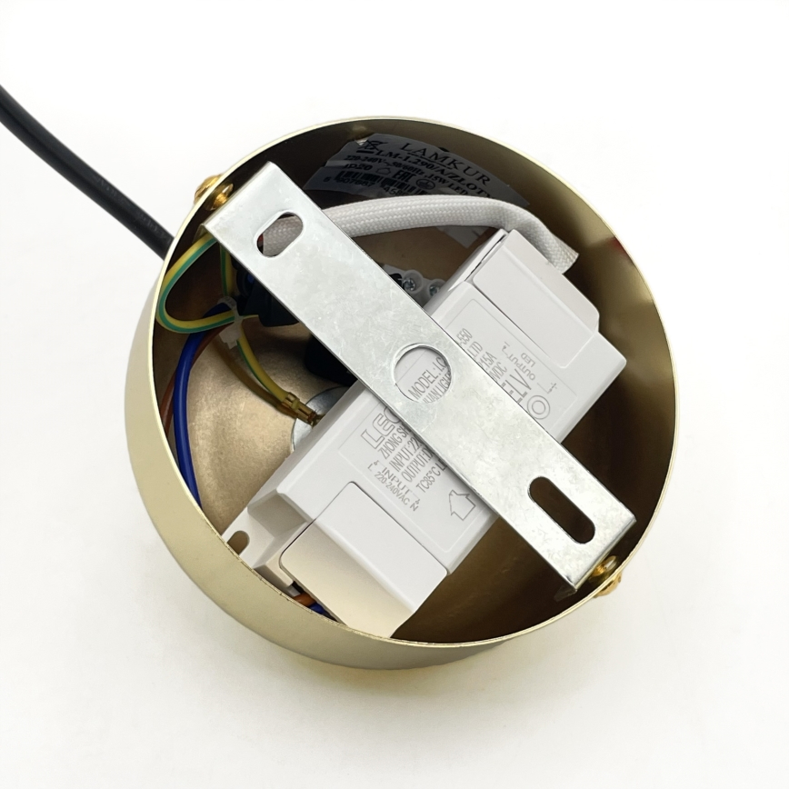 LED Lustr na lanku BONNIE LED/15W/230V 3000K zlatá