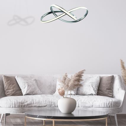 LED Lustr na lanku CAPPIO LED/36W/230V lesklý chrom