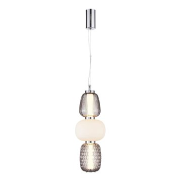 LED Lustr na lanku CARO LED/28W/230V lesklý chrom