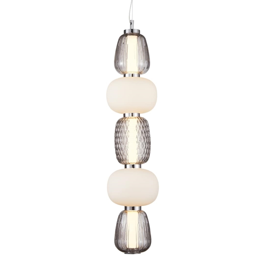 LED Lustr na lanku CARO LED/40W/230V lesklý chrom