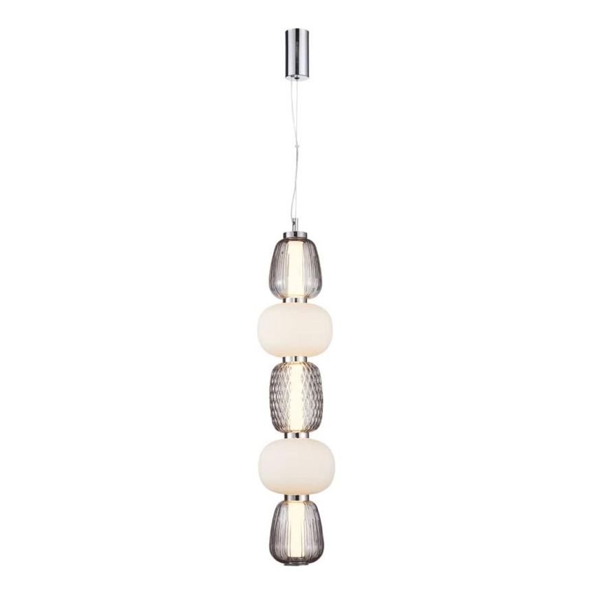 LED Lustr na lanku CARO LED/40W/230V lesklý chrom