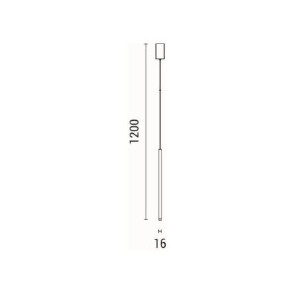 LED Lustr na lanku CASCADE LED/3W/230V 3000K pr. 6 cm