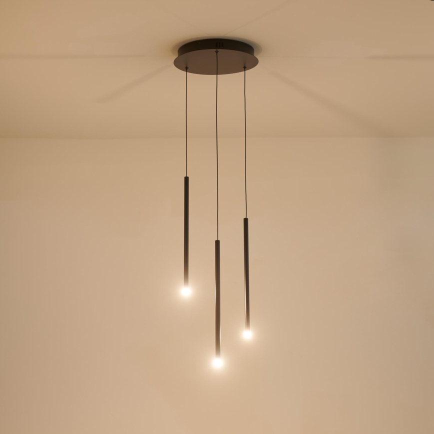 LED Lustr na lanku CASCADE LED/6W/230V 3000K pr. 30 cm