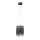 LED Lustr na lanku CASCATA BLACK LED/18W/230V