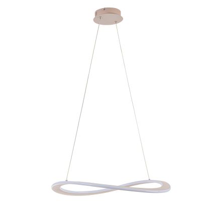 LED Lustr na lanku CASHMERE LED/40W/230V pr. 59,5 cm béžová
