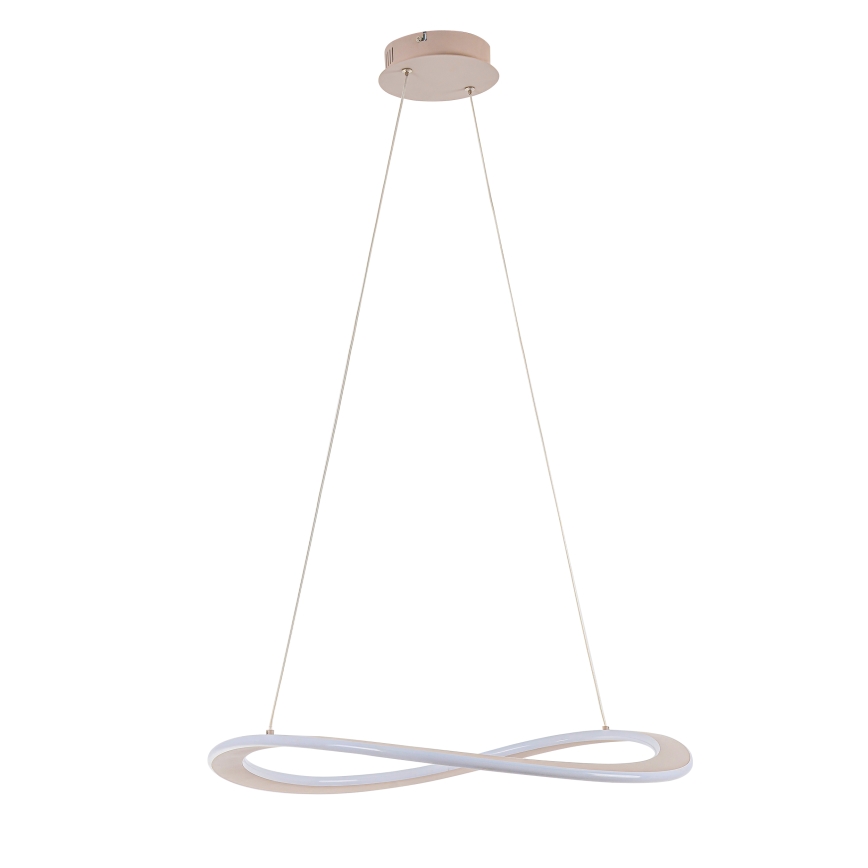LED Lustr na lanku CASHMERE LED/40W/230V pr. 59,5 cm béžová