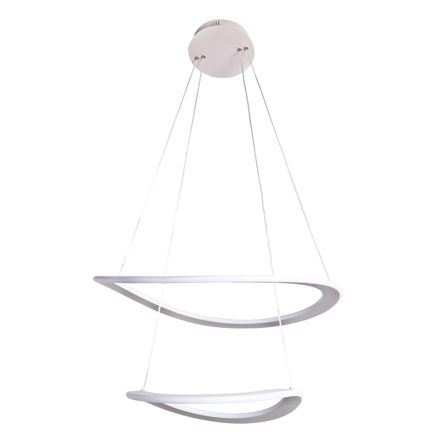 LED Lustr na lanku CASHMERE LED/75W/230V pr. 59,5 béžová