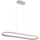 LED Lustr na lanku CASHMERE LED/80W/230V 30x100 cm béžová