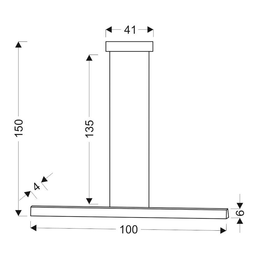 LED Lustr na lanku COCONUT LED/28W/230V