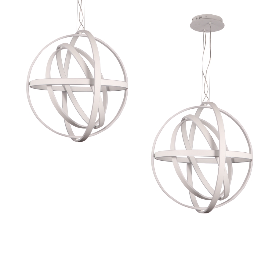 LED Lustr na lanku COPERNICUS 1xLED/260W/230V bílá