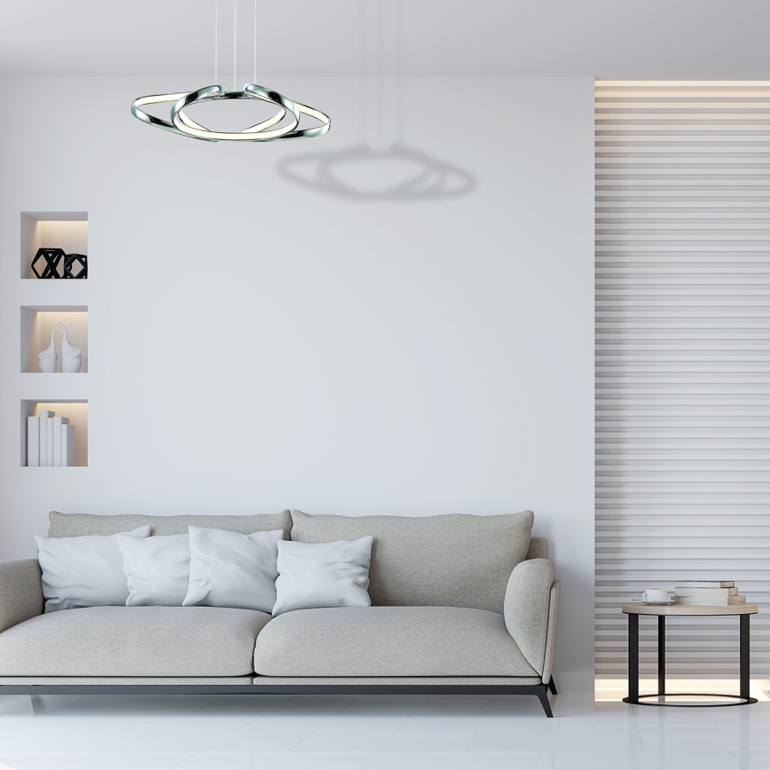 LED Lustr na lanku COPERNICUS 1xLED/46W/230V