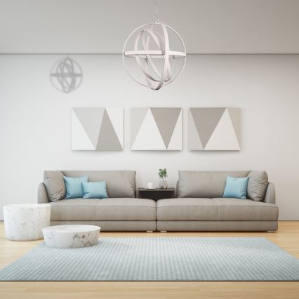 LED Lustr na lanku COPERNICUS LED/260W/230V bílá