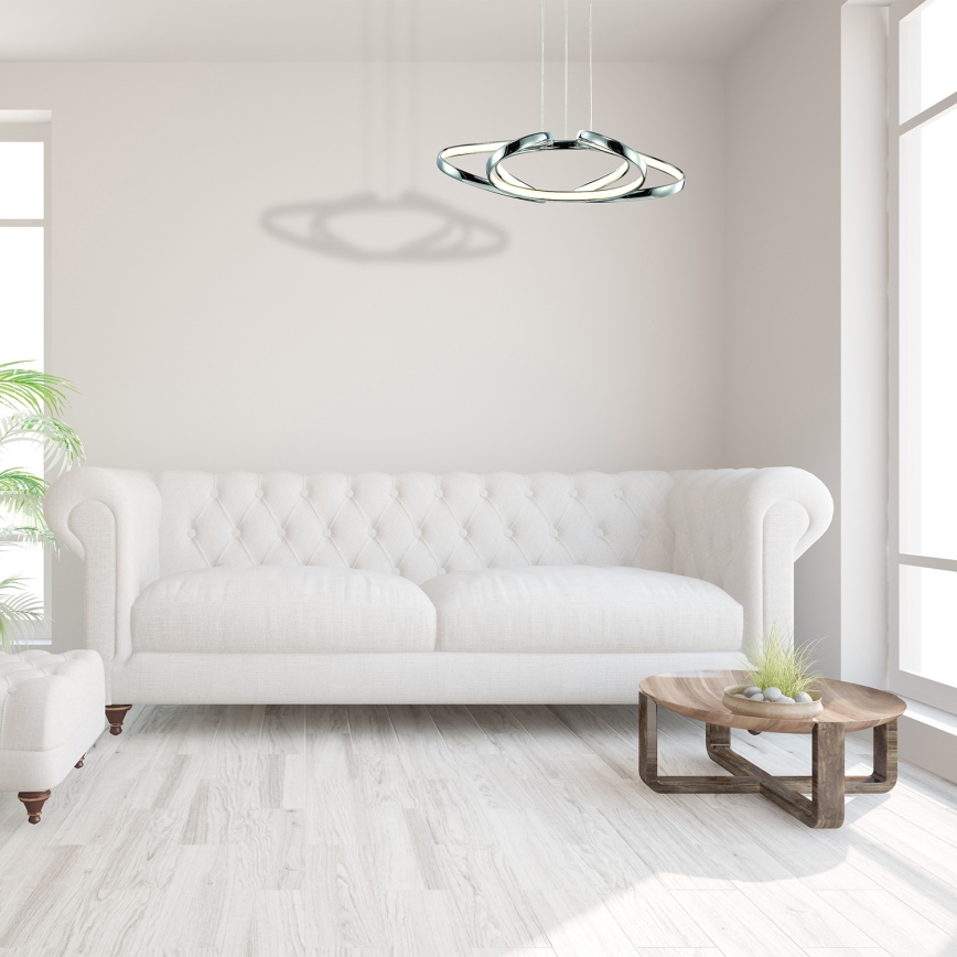 LED Lustr na lanku COPERNICUS LED/46W/230V