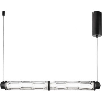LED Lustr na lanku CORTE LED/18W/230V černá