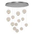 LED Lustr na lanku CREMONA 13xLED/5W/230V 3000K matný chrom