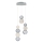 LED Lustr na lanku CREMONA LED/17W/230V 3000K matný chrom