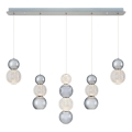 LED Lustr na lanku CREMONA LED/27W/230V 3000K matný chrom