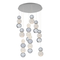 LED Lustr na lanku CREMONA LED/51W/230V 3000K matný chrom