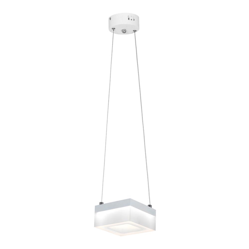 LED Lustr na lanku CUBO LED/12W/230V čtverec