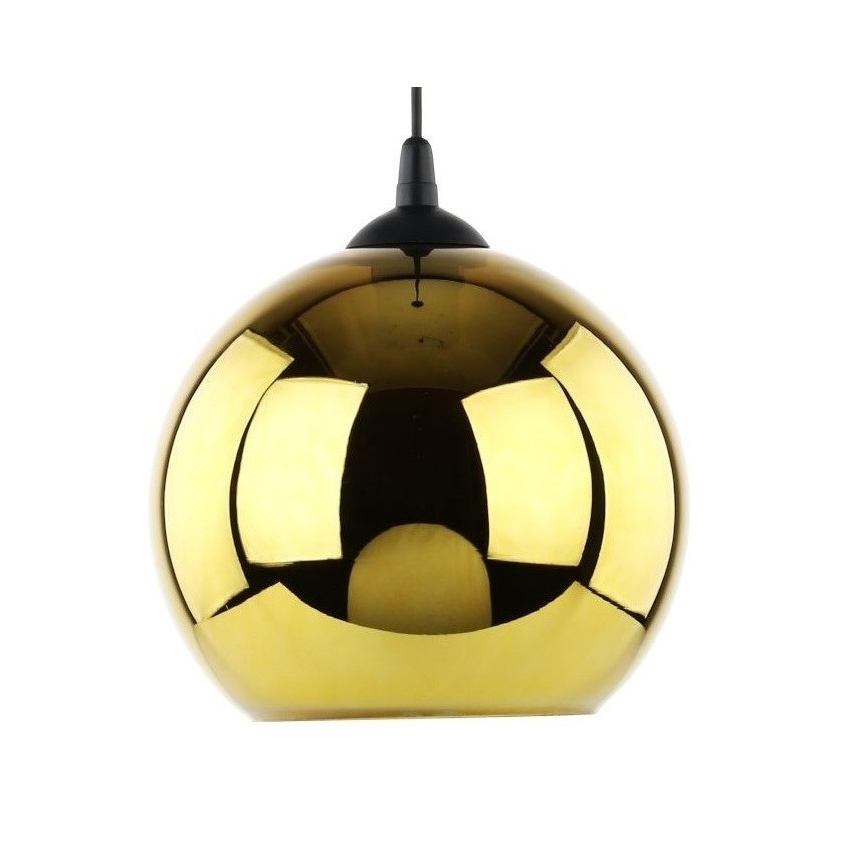 LED Lustr na lanku CUBUS pr. 25 cm 1xE27/15W/230V