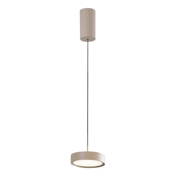 LED Lustr na lanku DENVER LED/21W/230V béžová