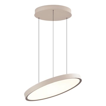 LED Lustr na lanku DENVER LED/76W/230V béžová