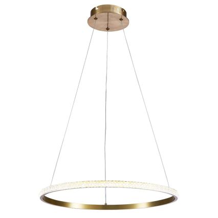 LED Lustr na lanku DIANA LED/25W/230V 4000K pr. 50 cm zlatá