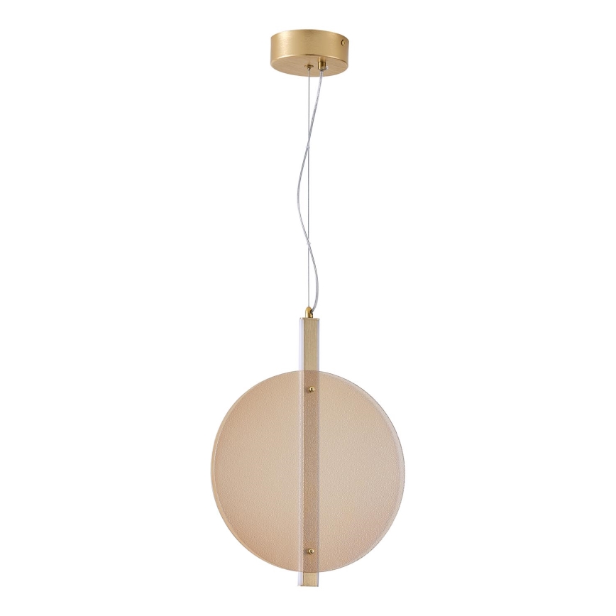 LED Lustr na lanku DISC LED/12,6W/230V 3000K
